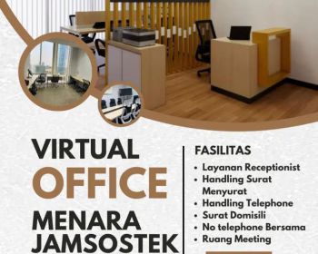 SEWA VIRTUAL OFFICE FASILITAS LENGKAP MENARA JAMSOSTEK