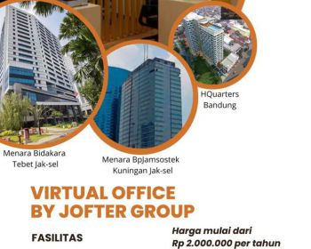 Virtual office lokasi strategis dekat dengan stasiun dan halte