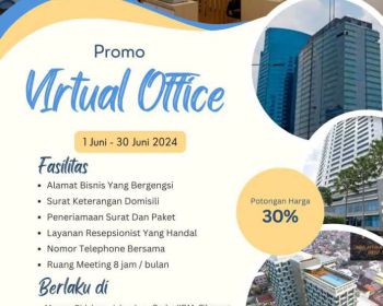SEWA VIRTUAL OFFICE HARGA TERJANGKAU FASILITAS TERBAIK